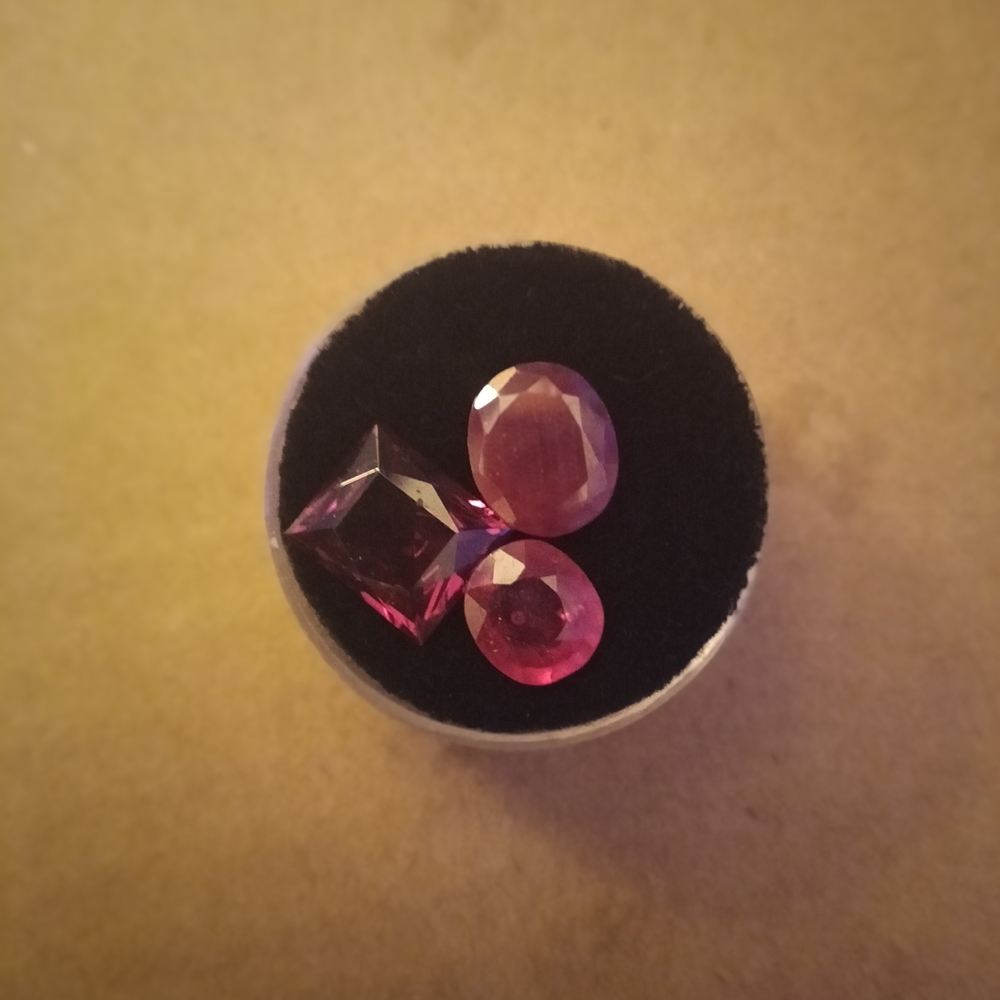 Elegant Pink Gemstone Earrings